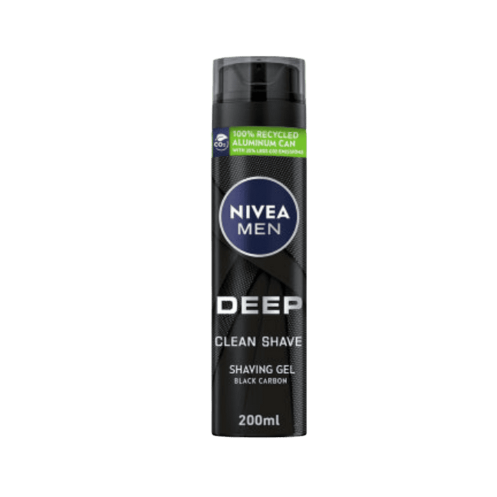 NIVEA Deep Clean Shave Shaving Gel - 200ml | نيفيا جل حلاقة بتنظيف عميق - 200 مل