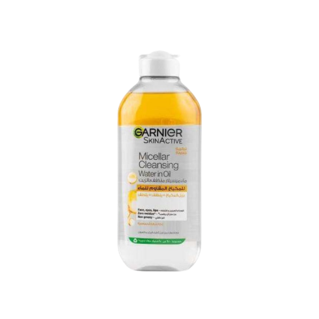 Garnier Micellar Cleansing Water In Oil - 400ml  | غارنييه مزيل مكياج ماء ميسيلار زيت في ماء - 400 مل