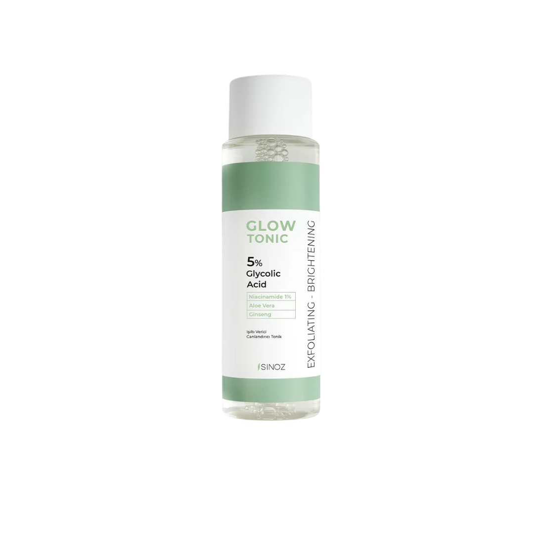 SiNOZ Glow Tonic 5% Glycolic Acid - 200ml | سينوز تونر جليكوليك اسيد 5 % - 200 مل