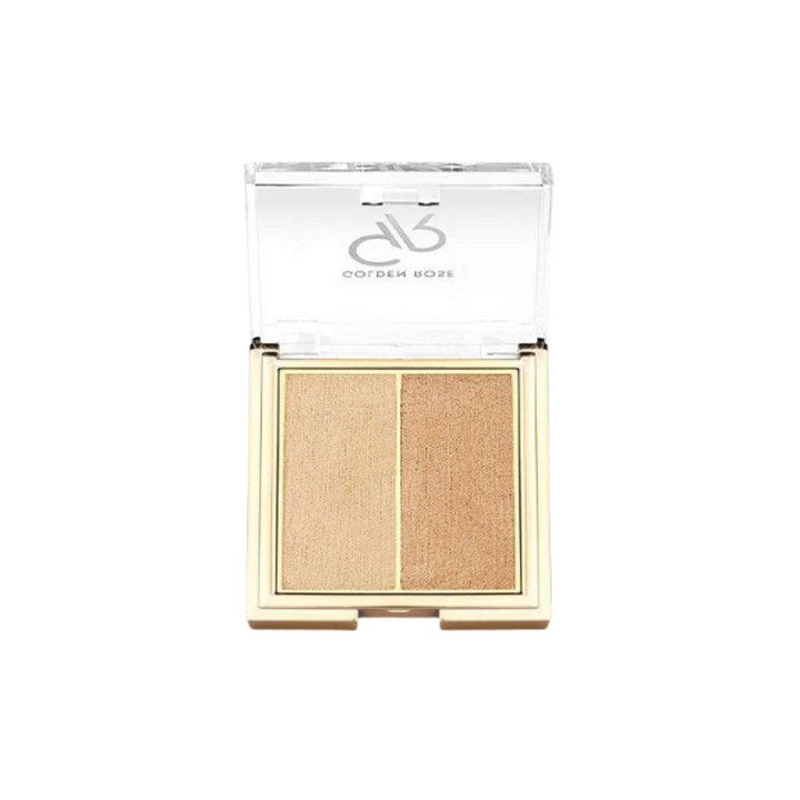 GOLDEN ROSE So Glow! Highlighter Duo - 2x3g | كولدن روز هايلايتر ثنائي اللون - 2x3 غرام