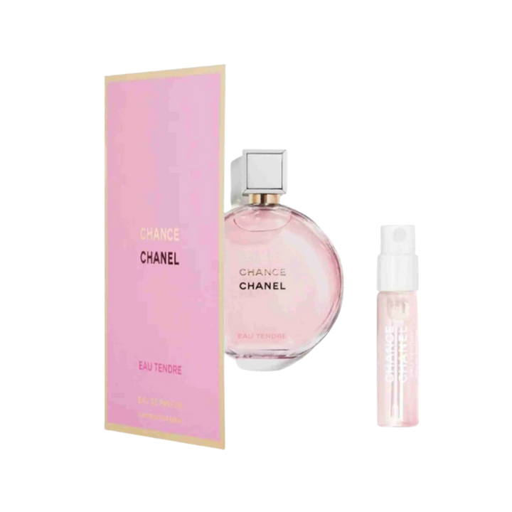 Chanel Sample  CHANCE EAU Tendre - 1.5ml |  عينة عطر شانيل شانس الوردي  للنساء  1.5 مل