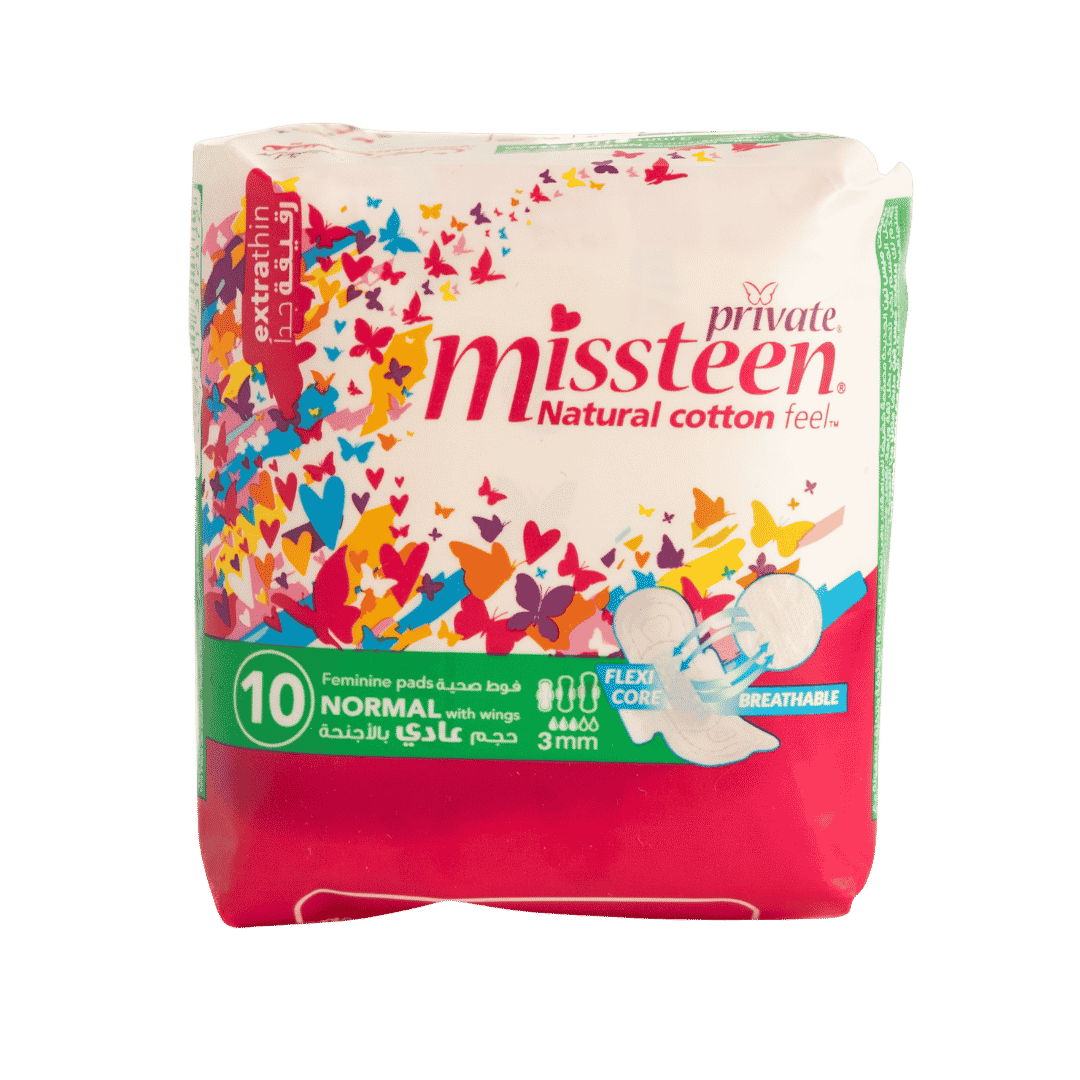 Private Sanita Private Missteen - 10Pads  | برايفت رقيق عادي صغير - 10 قطع