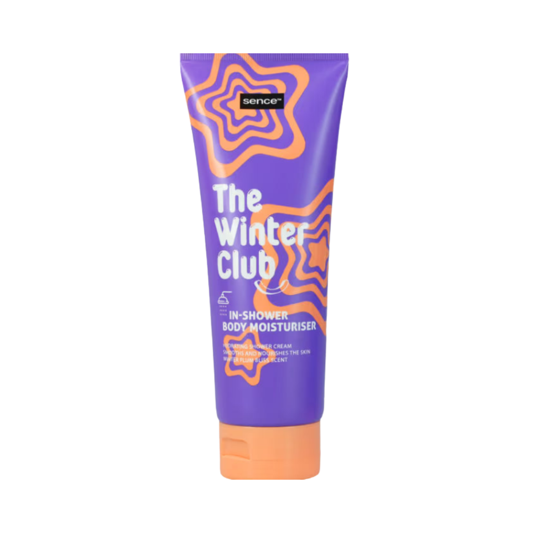Sence Beauty The Winter Club In Shower Body Moisturiser Plum Bliss Scent - 250ml | سينس بيوتي مرطب للجسم اثناء الاستحمام - 250 مل