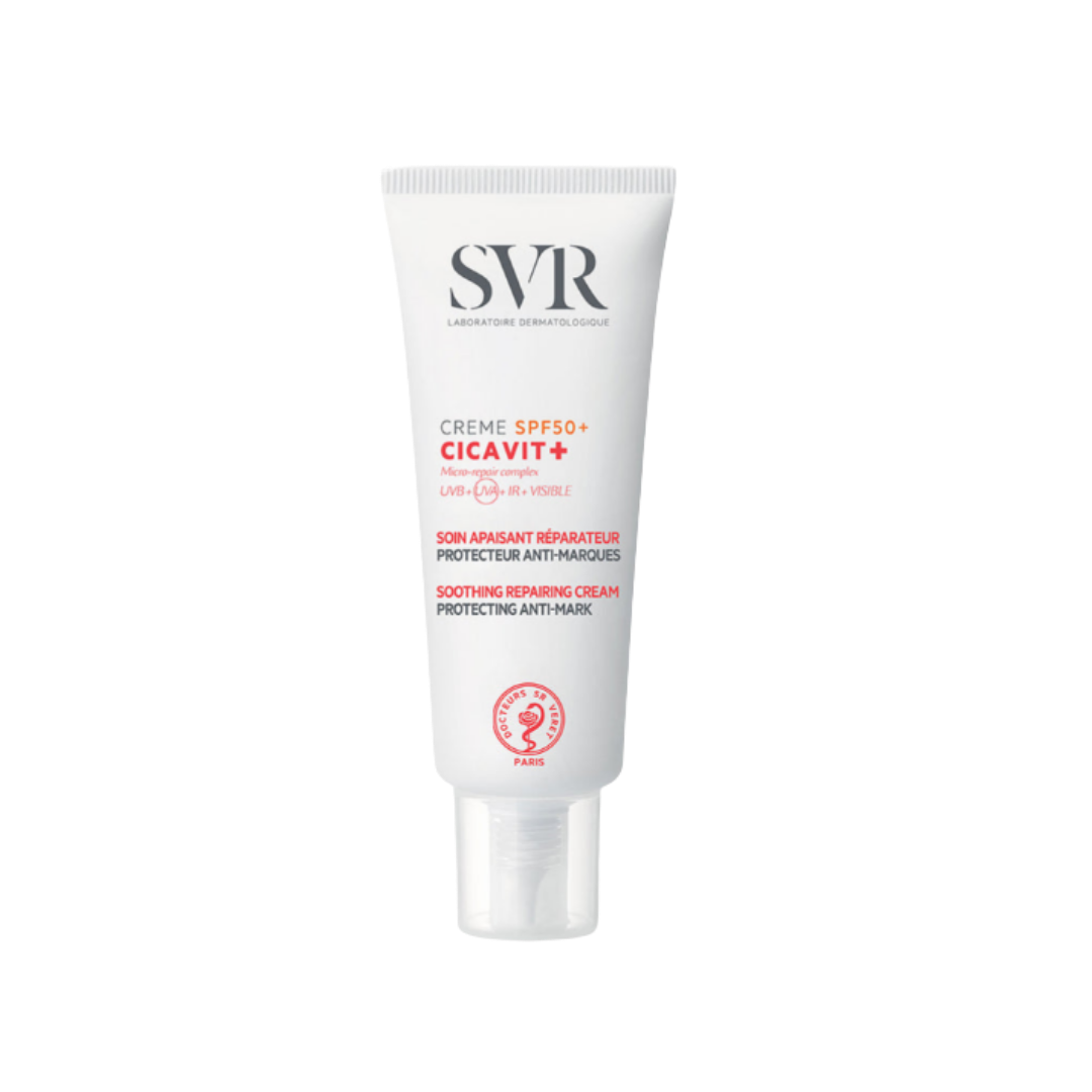 Cicavit Creme  Soothing Repairing cream Spf50 - 40ml | كريم سيكافيت  مرمم ومهدئ بعامل حماية 50 - 40 مل