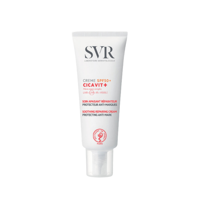 Cicavit Creme  Soothing Repairing cream Spf50 - 40ml | كريم سيكافيت  مرمم ومهدئ بعامل حماية 50 - 40 مل
