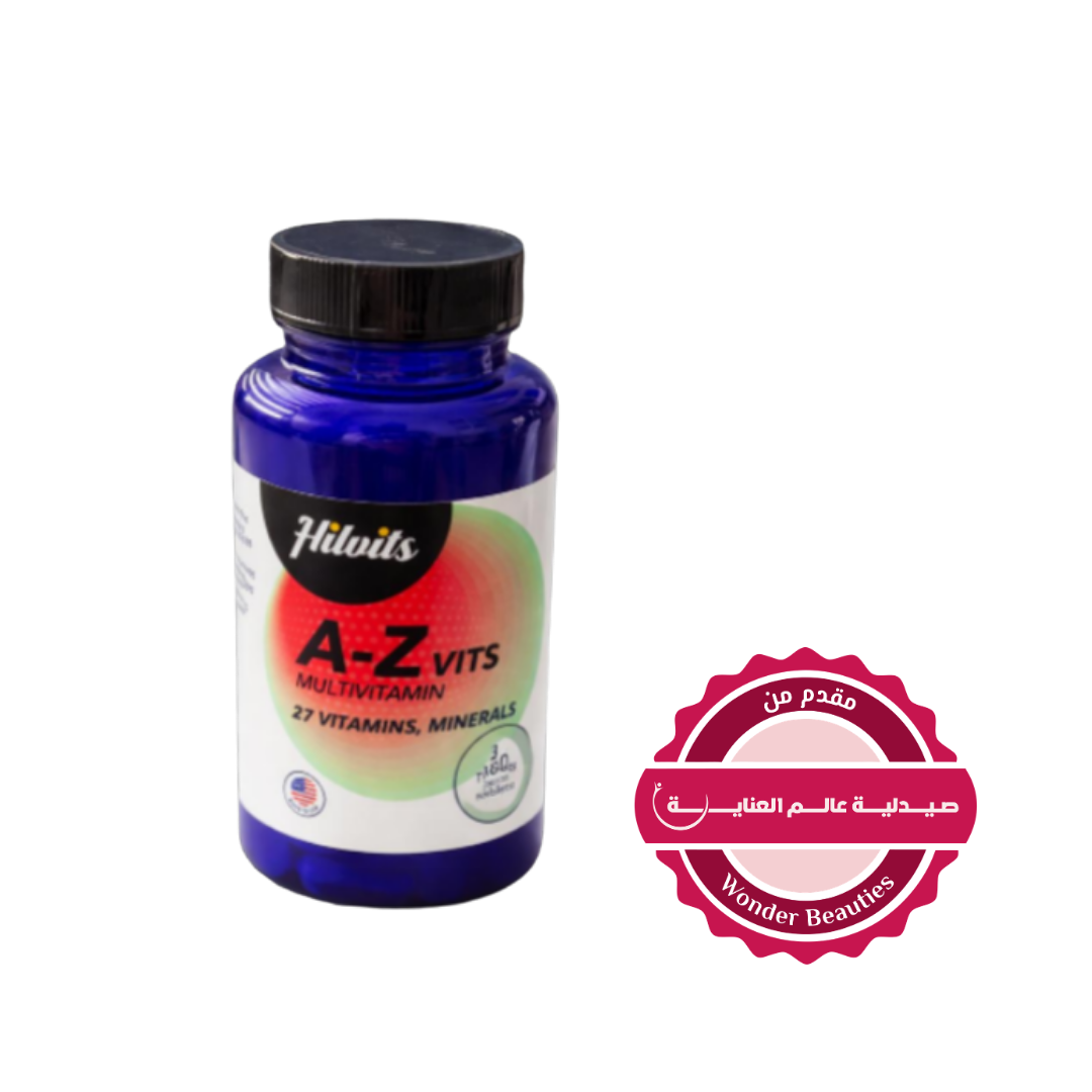 Hilvits A-Z Vits Multivitamin 30 Tablets - 180g | هيلفيتس مكمل غذائي متعدد الفيتامينات 30 قرص - 180 غرام