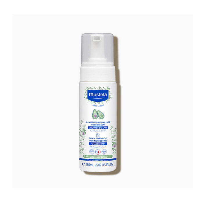 Mustela Foam Shampoo Soothing The Scalp - 150ml | موستيلا شامبو رغوي مهدئ لفروة رأس الطفل - 150 مل