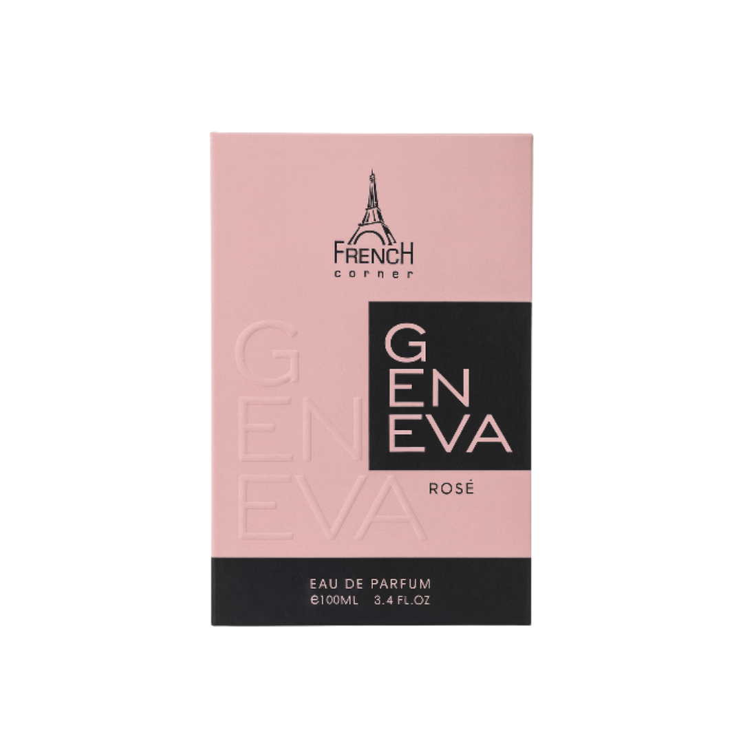 FRENCH corner GENEVA ROSE  EDP 100 ML  | عطر فرينش كورنر جنيف وردي للنساء 100 مل