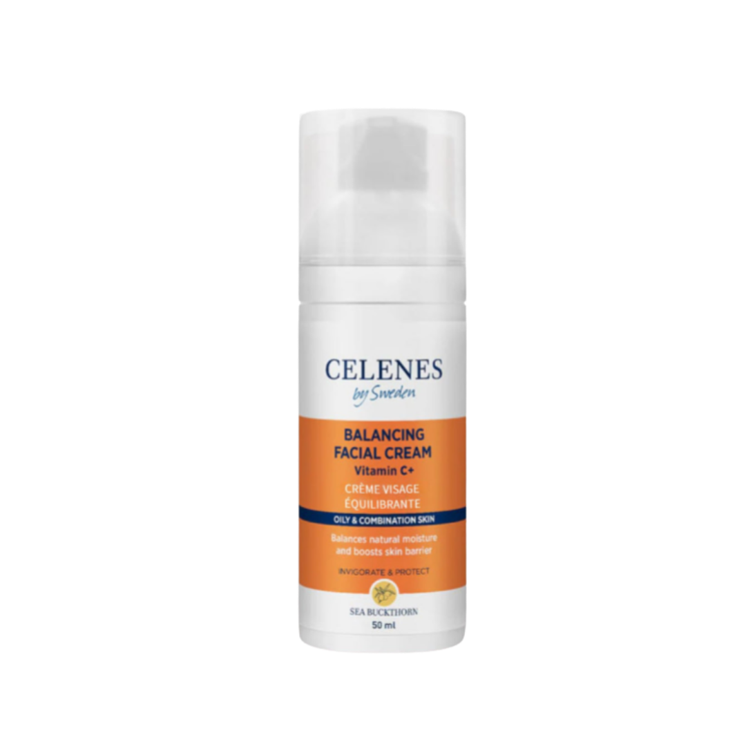 Celenes by Sweden Balancing Facial Cream Vitamin C - 50ml | سيلينس مرطب فيتامين سي - 50 مل