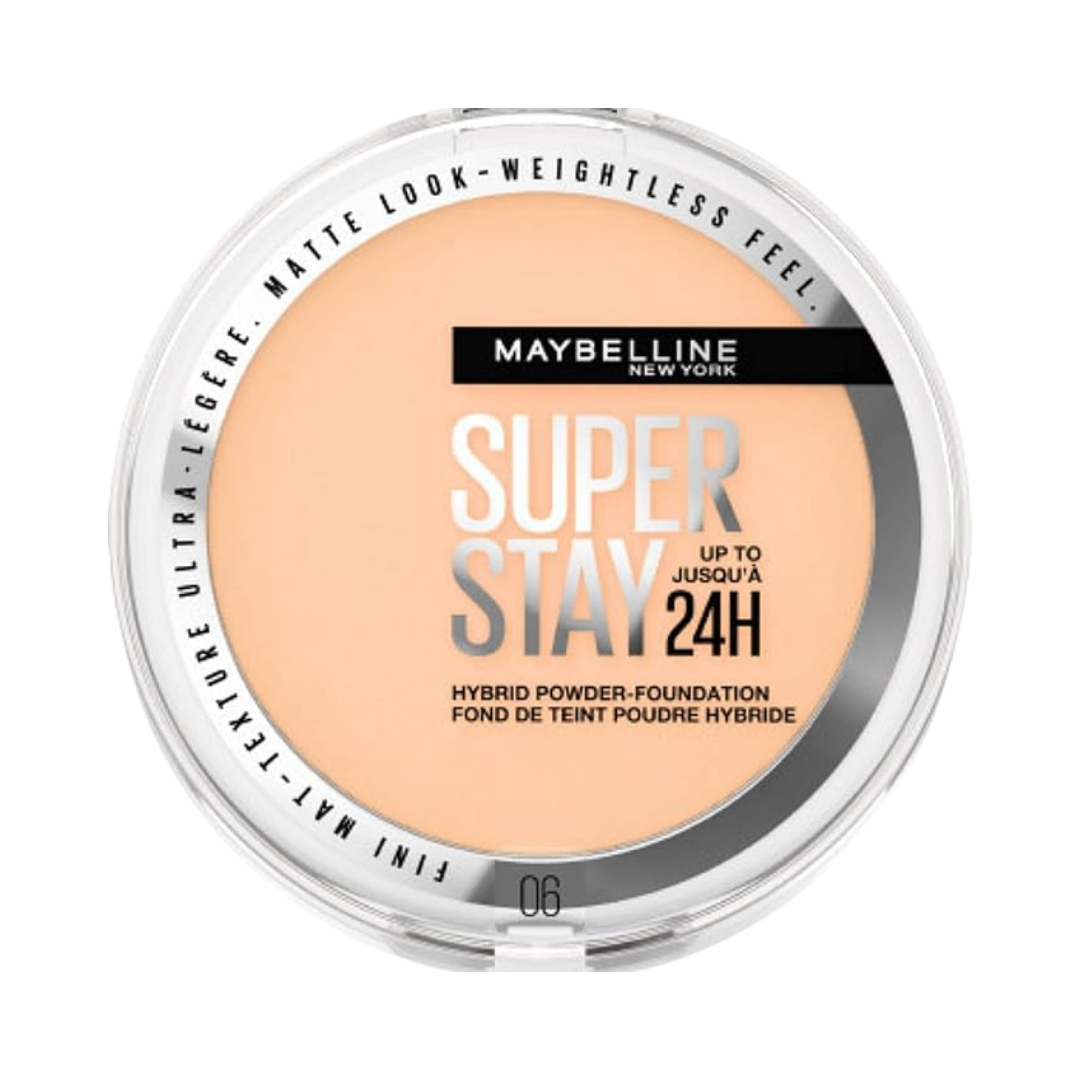Maybelline Super Stay 24H Hybrid Powder Foundation - 9g | ميبيلين بودرة أساس مضغوطة سوبر - 9 غرام