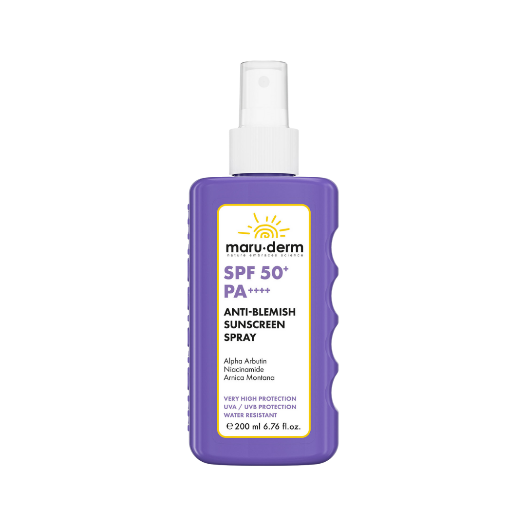 maru.derm Anti-Blemish Sunscreen - 200ml | مارو.ديرم بخاخ واقي شمسي مضاد للتصبغات - 200 مل