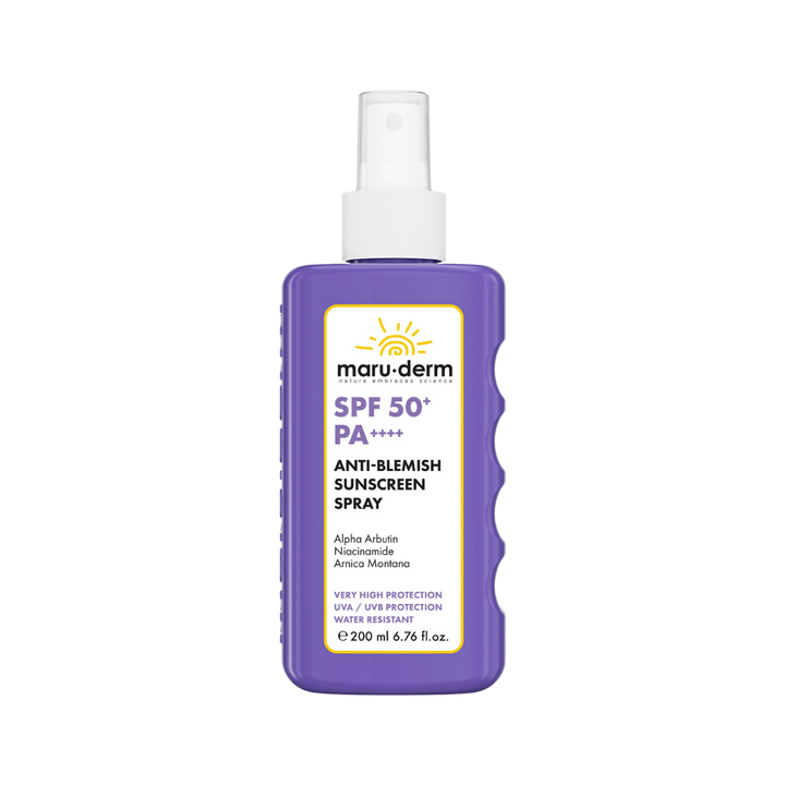 maru.derm Anti-Blemish Sunscreen - 200ml | مارو.ديرم بخاخ واقي شمسي مضاد للتصبغات - 200 مل