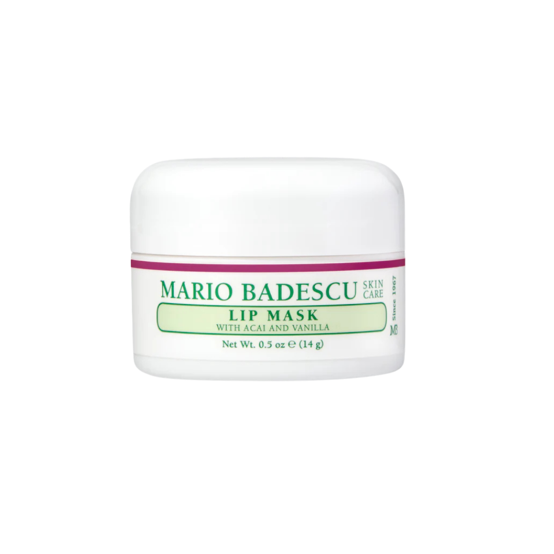 MARIO BADESCU Lip Mask with Acai and Vanilla - 14g | ماريو باديسكو ماسك للشفاه بالفايليا - 14 غرام