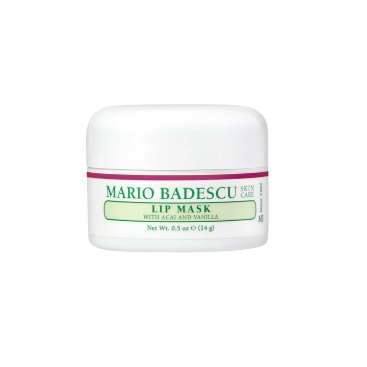 MARIO BADESCU Lip Mask with Acai and Vanilla - 14g | ماريو باديسكو ماسك للشفاه بالفايليا - 14 غرام