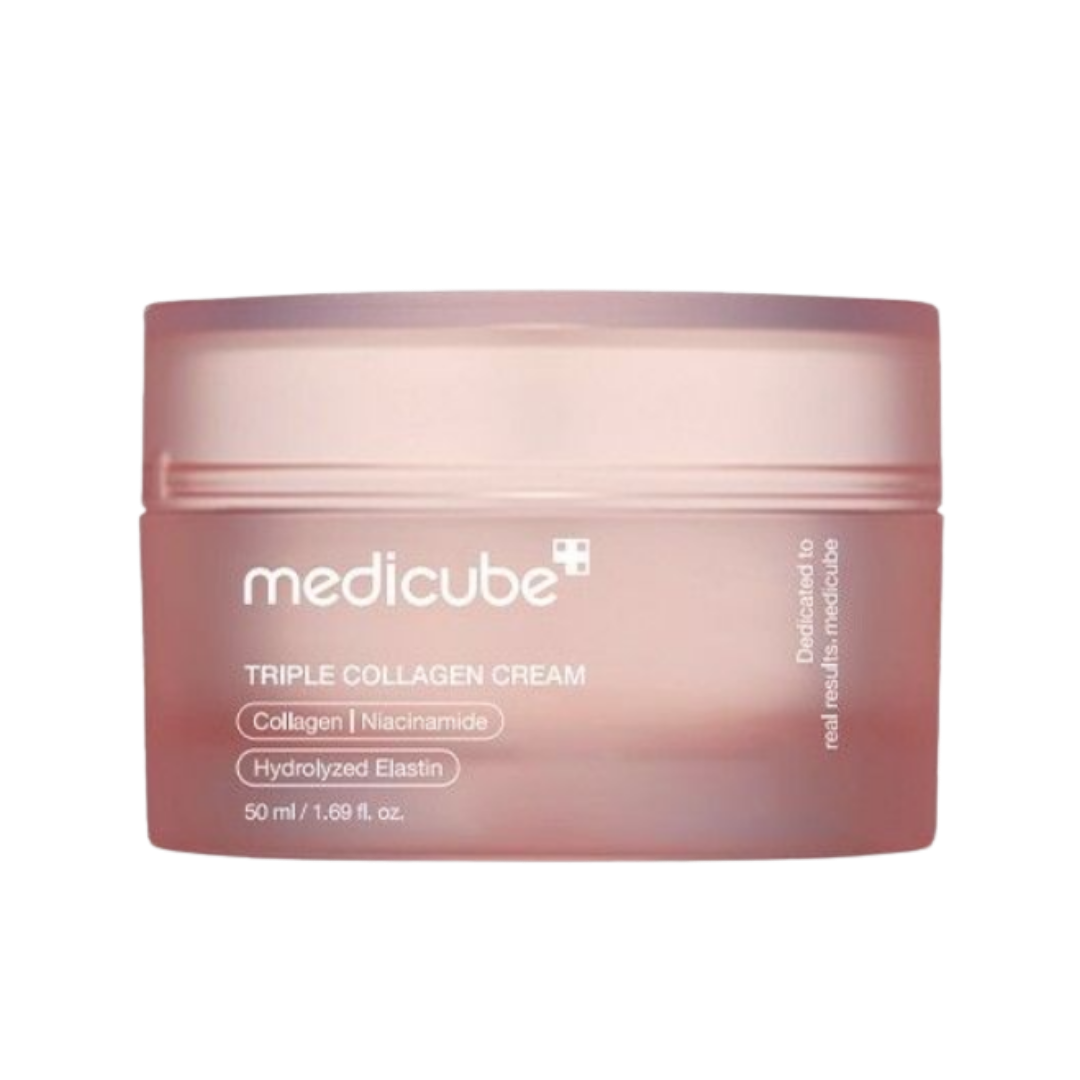 Medicube Triple Collagen Cream Niacinamide Hydrolyzed Elastin - 50ml| -50 ميديكيوب كريم الكولاجين الثلاثي مع النياسيناميد والإيلاستين
