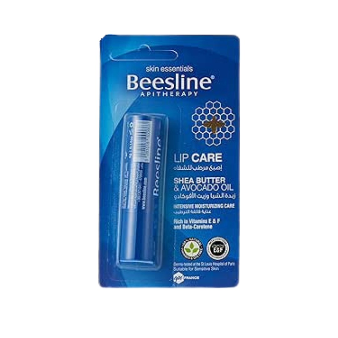 Beesline Lip Care Shea Butter And Advocado Oil  - 4g | بيزلين مرطب بزبدة الشيا وزيت الأفوكادو - 4 غرام