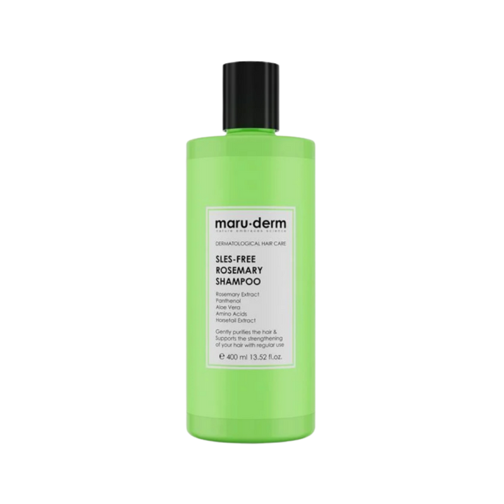 maru.derm Sles-Free Rosemarry Shampoo - 400ml | مارو.ديرم شامبو بالروزماري خالي من السلفات - 400 مل