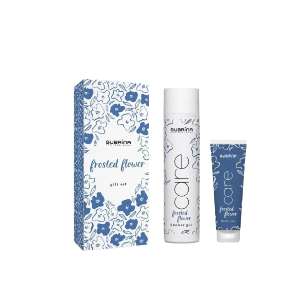 Subrina Professional Frosted Flower - 250ml | سوبرينا مجموعة العناية بالبشرة جل الاستحمام و كريم لليدين - 250 مل