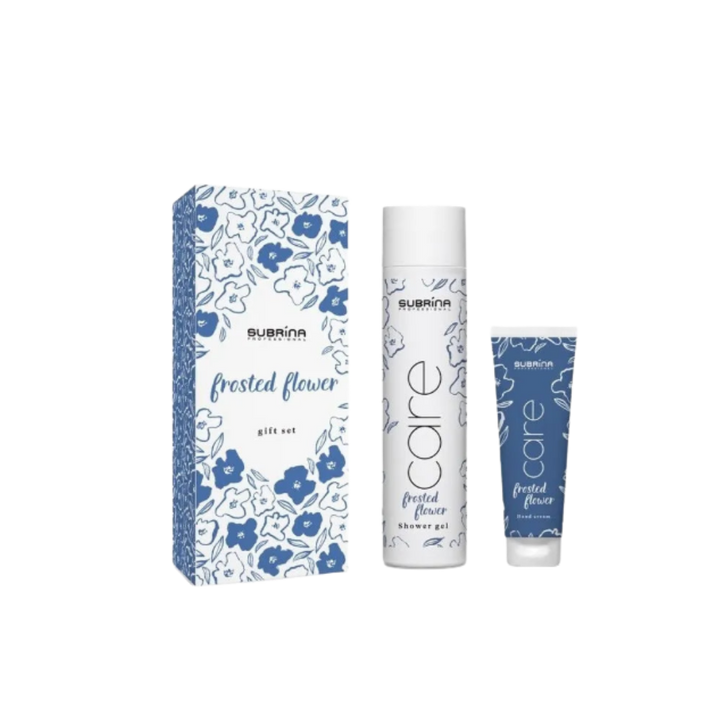 Subrina Professional Frosted Flower - 250ml | سوبرينا مجموعة العناية بالبشرة جل الاستحمام و كريم لليدين - 250 مل