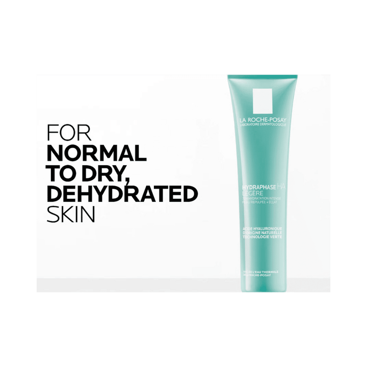 La Roche Posay Hydraphase HA Light Hyaluronic Acid Moisturiser for Normal to Dry, Dehydrated Skin, 72H - 40ml | لاروش بوزيه مرطب للوجه بالهيالورونيك اسيد للبشرة العادية الى الجافة - 40مل