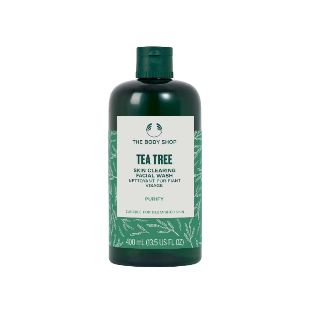 The Body Shop Tea Tree Skin Clearing Facial Wash - 250ml | ذا بودي شوب غسول منقي للوجه بزيت شجرة الشاي - 250 مل