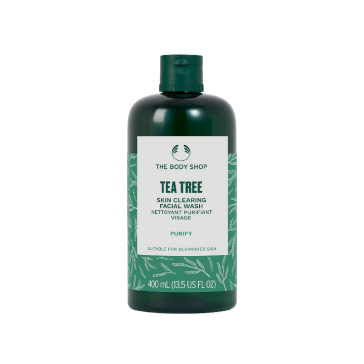 The Body Shop Tea Tree Skin Clearing Facial Wash - 250ml | ذا بودي شوب غسول منقي للوجه بزيت شجرة الشاي - 250 مل