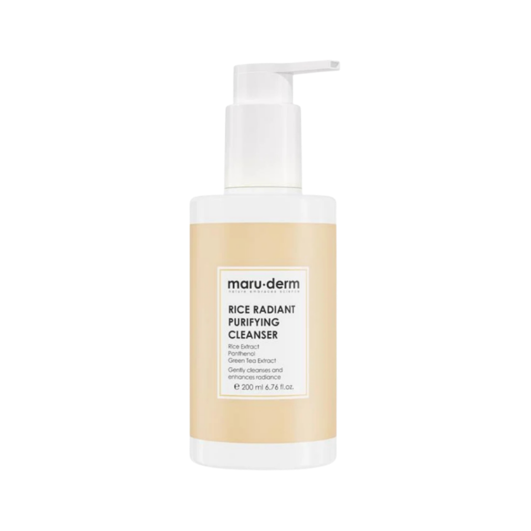 maru.derm Rice Radiant Purifying Cleanser - 200ml | مارو.ديرم غسول منقي للوجه بالأرز - 200 مل