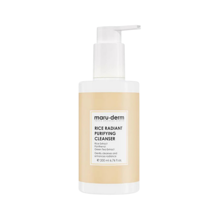 maru.derm Rice Radiant Purifying Cleanser - 200ml | مارو.ديرم غسول منقي للوجه بالأرز - 200 مل