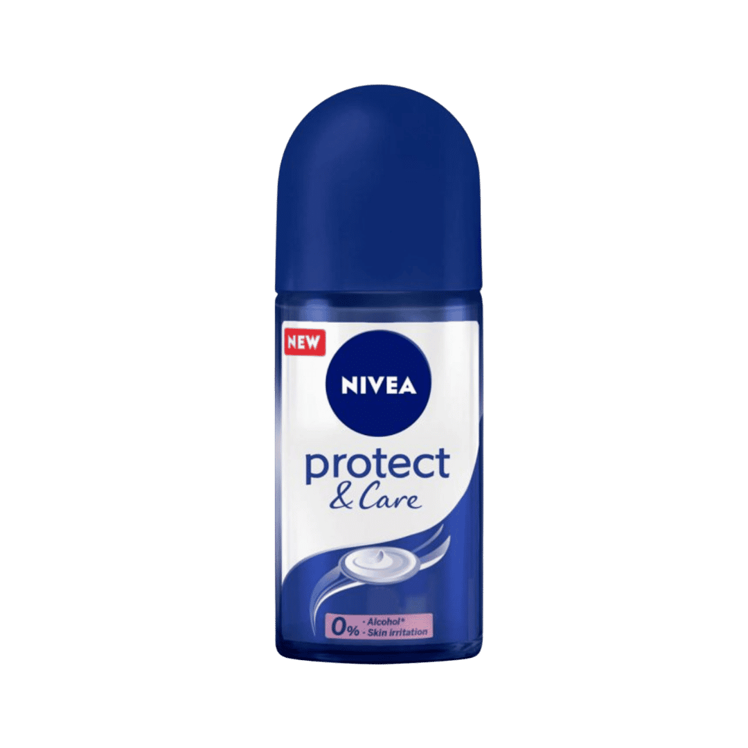 Nivea Protect And Care Deo Roll On - 50 ml| نيفيا رول اونمزيل تعرق -50 مل