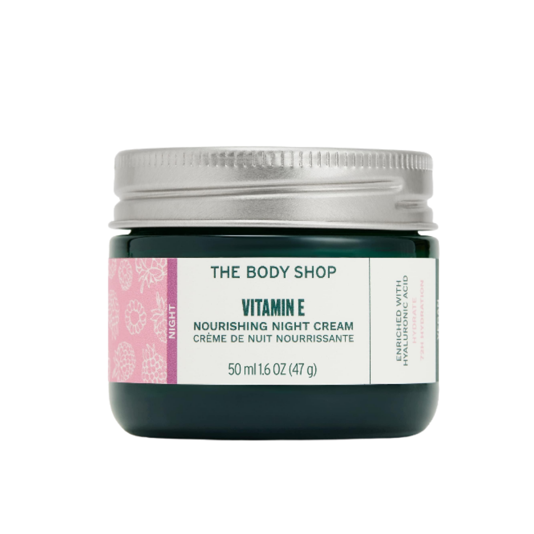 The Body Shop Vitamin E Nourishing Night Cream - 50ml | ذا بودي شوب كريم ليلي بفيتامين اي - 50 مل