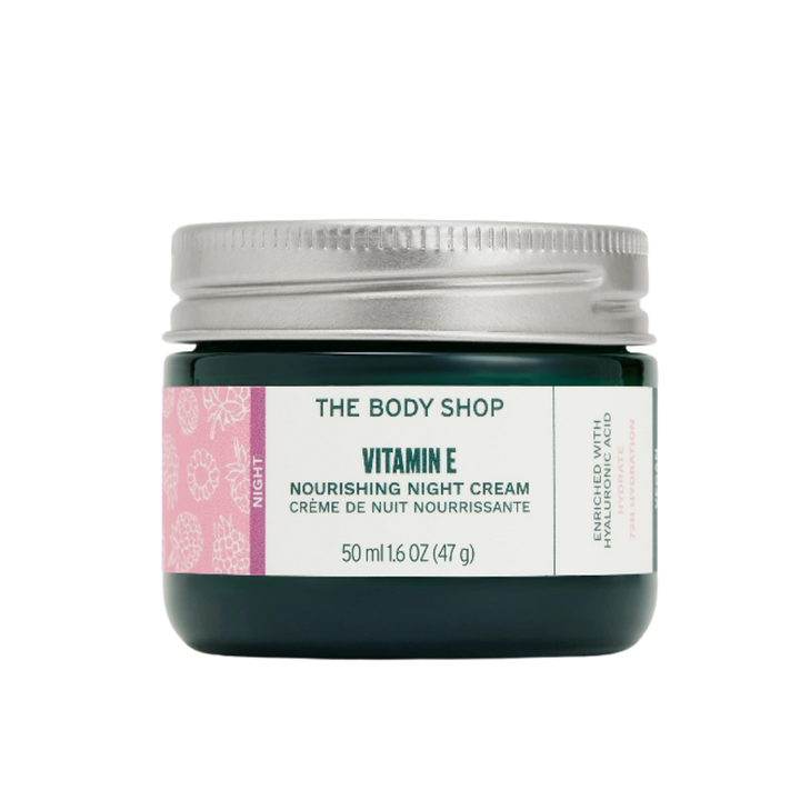 The Body Shop Vitamin E Nourishing Night Cream - 50ml | ذا بودي شوب كريم ليلي بفيتامين اي - 50 مل