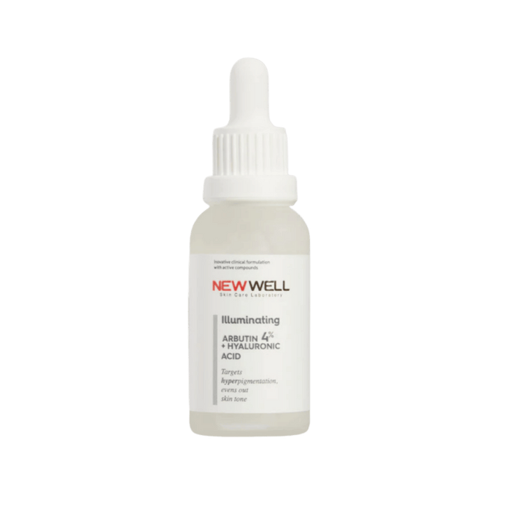 NEW WELL Illuminating Arbutin+Hyaluronic Acid Serum - 30ml | نيو ويل سيروم مفتح للبشرة - 30 مل