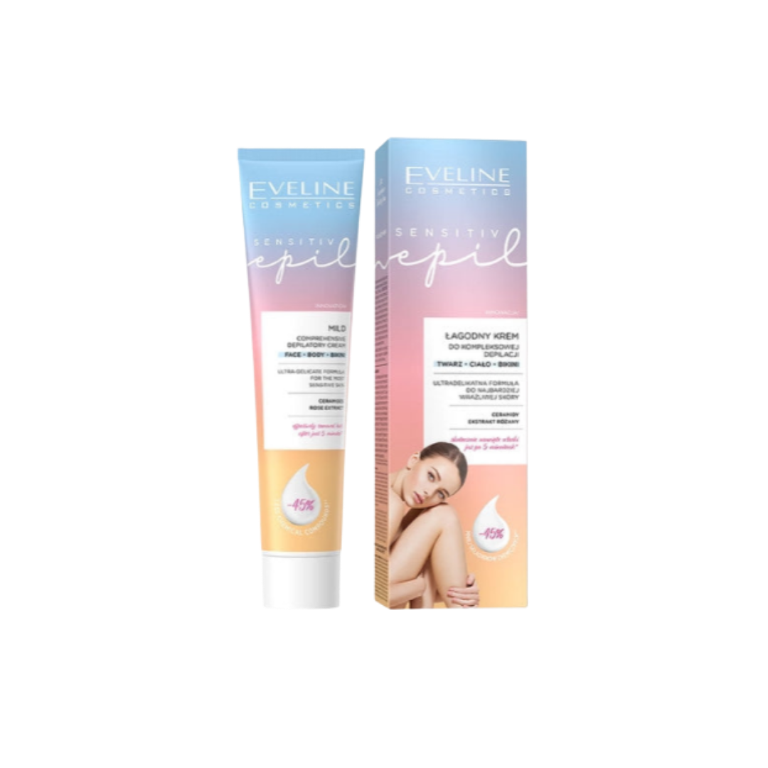 EVELINE Mild Comprehensive Depilatory Cream - 125ml | ايفلين كريم ازالة الشعر - 125 مل