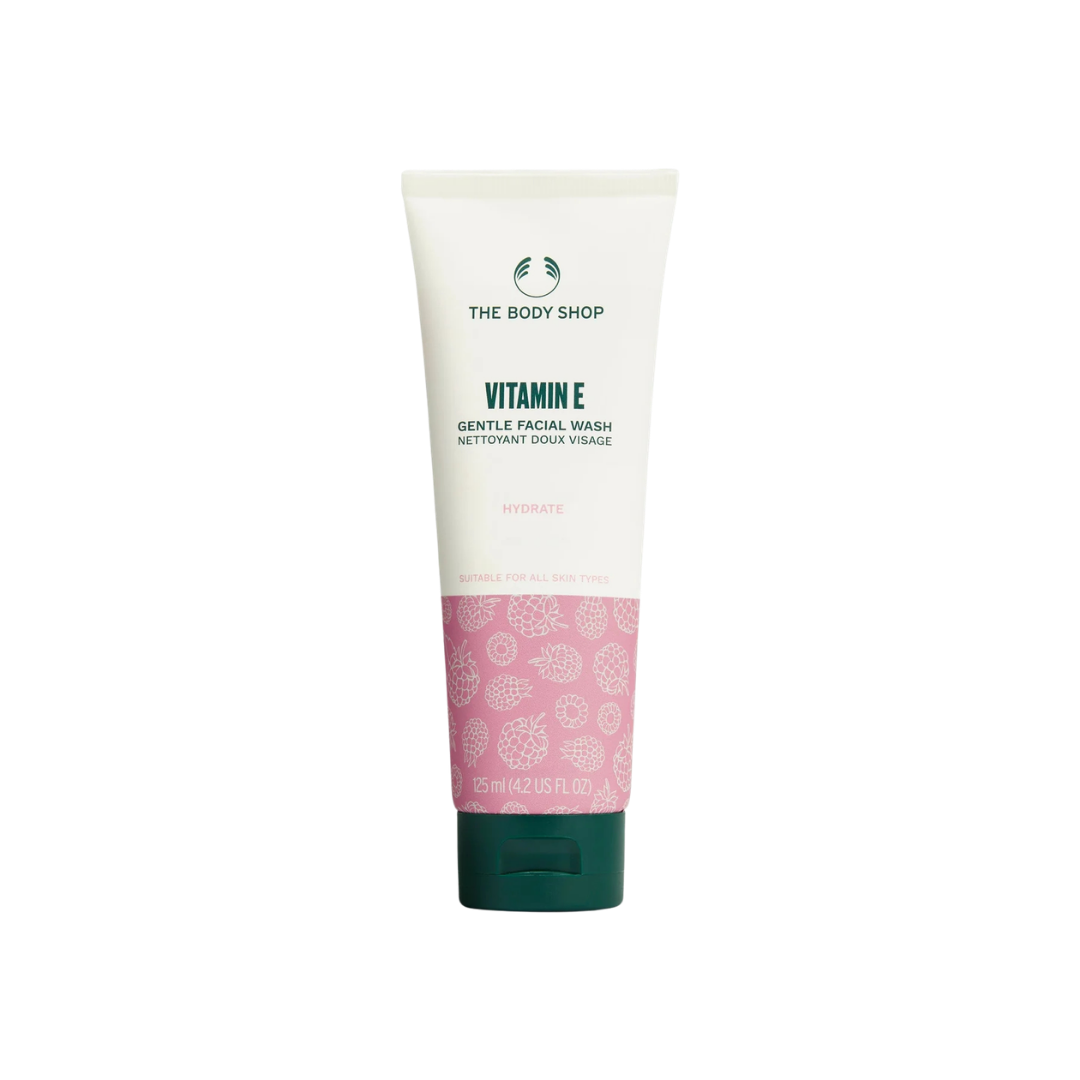 The Body Shop Vitamin E Gentle Facial Wash Hydrate - 125ml | ذا بودي شوب غسول للبشرة بالفيتامين اي - 125 مل