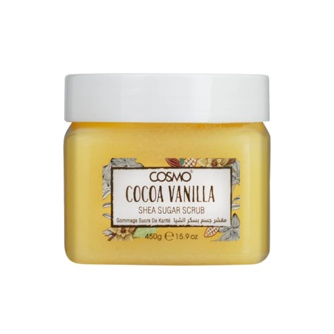COSMO Cocoa Vanilla Shea Sugar Scrub - 450g | كوزمو مقشر الجسم بالسكر و الفانيليا - 450 غرام