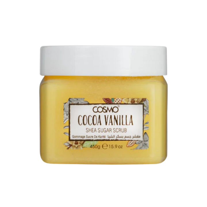 COSMO Cocoa Vanilla Shea Sugar Scrub - 450g | كوزمو مقشر الجسم بالسكر و الفانيليا - 450 غرام