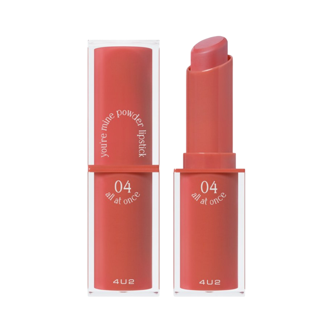4U2skin You re Mine Powder Lipstick - 3.5g | فور يو تو سكين احمر شفاه - 3.5 غ