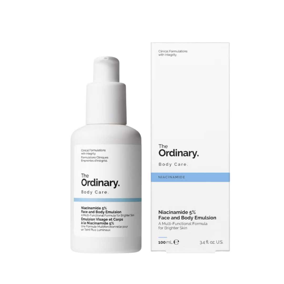 The Ordinary Niacinamide 5% Face and Body Emulsion - 100ml| ذا أورديناري مستحلب النياسيناميد للوجه والجسم 5%  -100مل