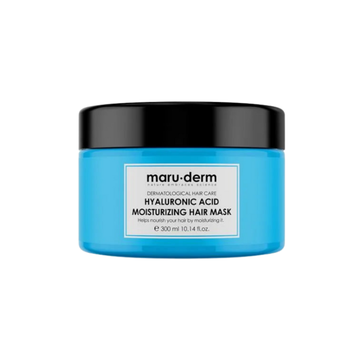maru.derm Hyaluronic Acid Moisturizing Hair Mask - 300ml | مارو.ديرم قناع للشعر بالهيالورونيك اسيد - 300 مل
