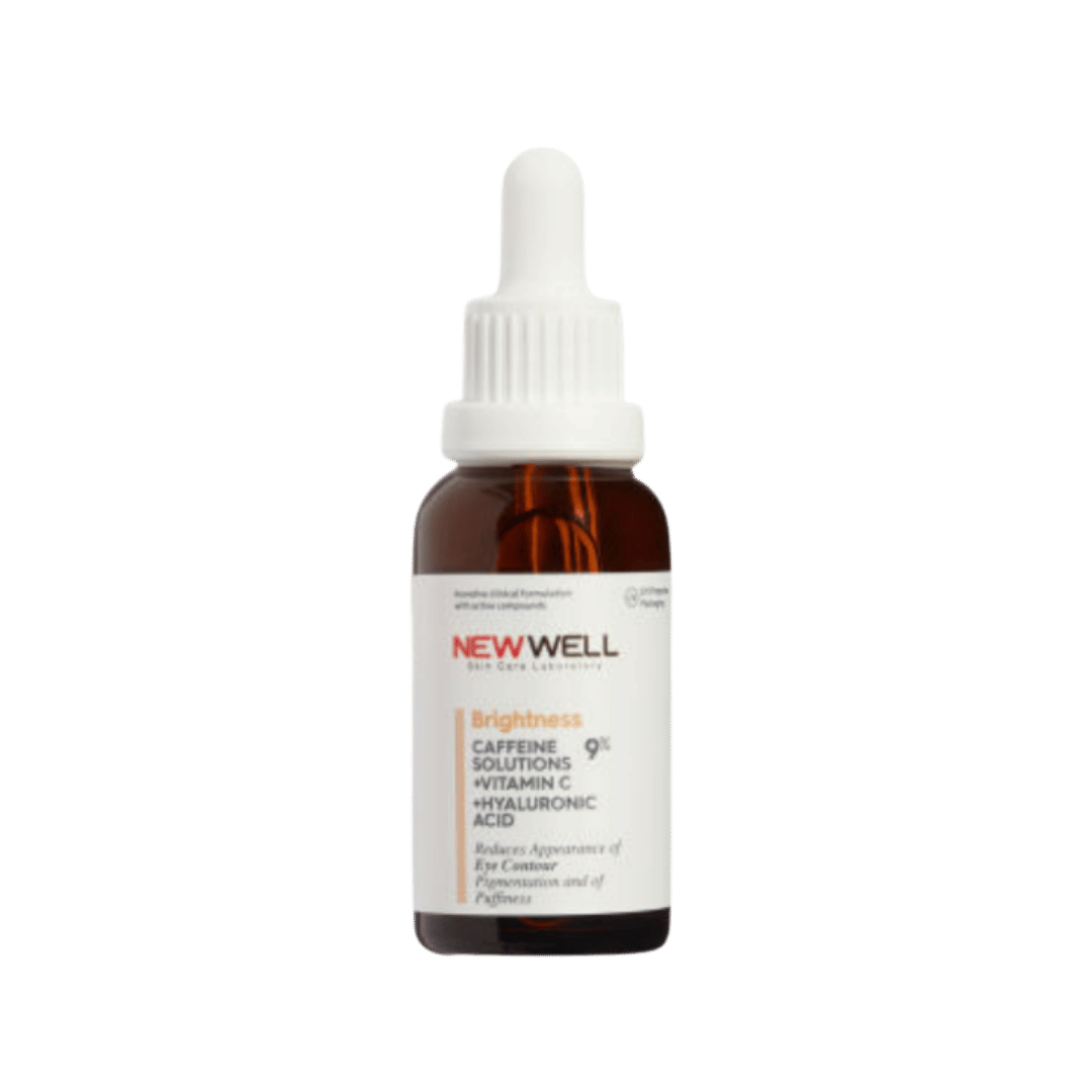 NEW WELL Brightness Caffeine Solution - 30ml | نيو ويل سيروم الكافيين المفتح لتحت العين - 30 مل