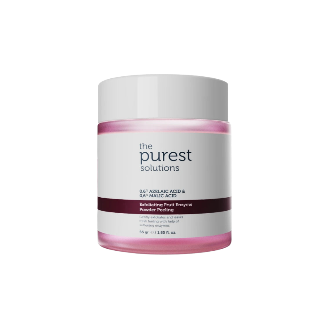 The Purest Solutions Exfoliating Fruit Enzyme Powder Peeling - 55g | ذا بيورست مقشر أحماض الفواكه - 55 غرام