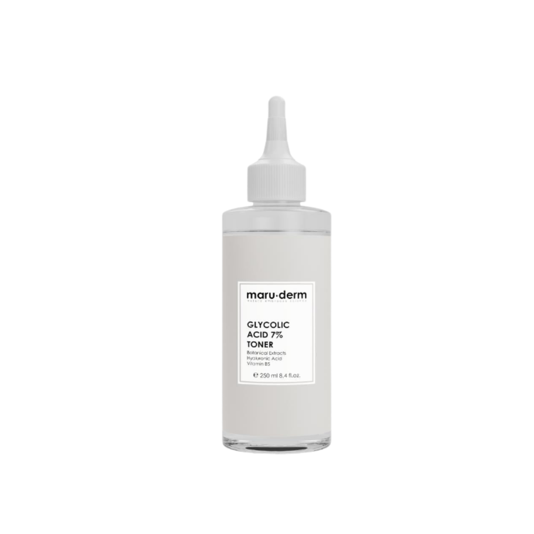 maru.derm Glycolic Acid %7 Face Toner - 250ml | مارو.ديرم تونر الجليكوليك اسيد 7% - 250 مل