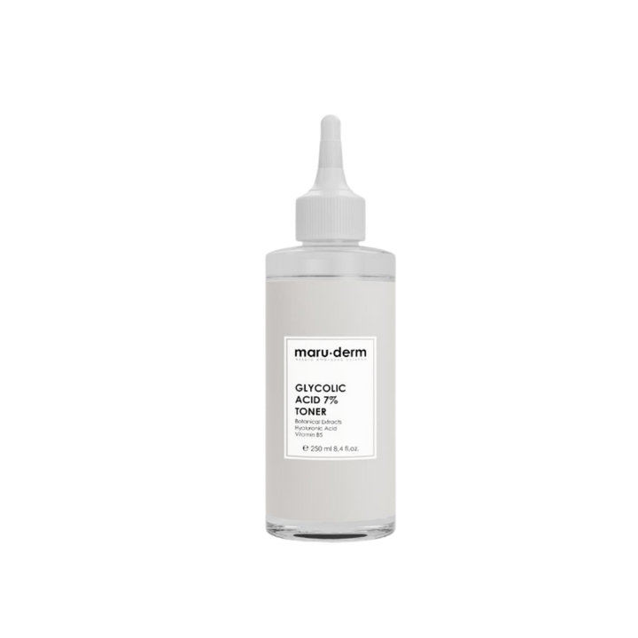 maru.derm Glycolic Acid %7 Face Toner - 250ml | مارو.ديرم تونر الجليكوليك اسيد 7% - 250 مل