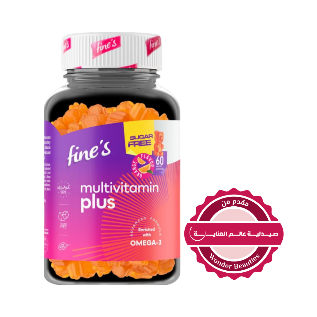 fine's Multivitamin Plus 60 Gummies | فاينز مولتي فيتامين بلس – 60 حبة غومي