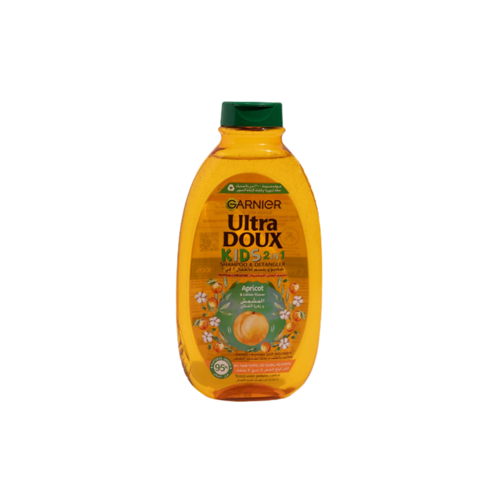 Garnier Ultra Doux Kids Apricot Shampoo -250ml | غارنييه شامبو للاطفال الترادو بالمشمش - 250 مل