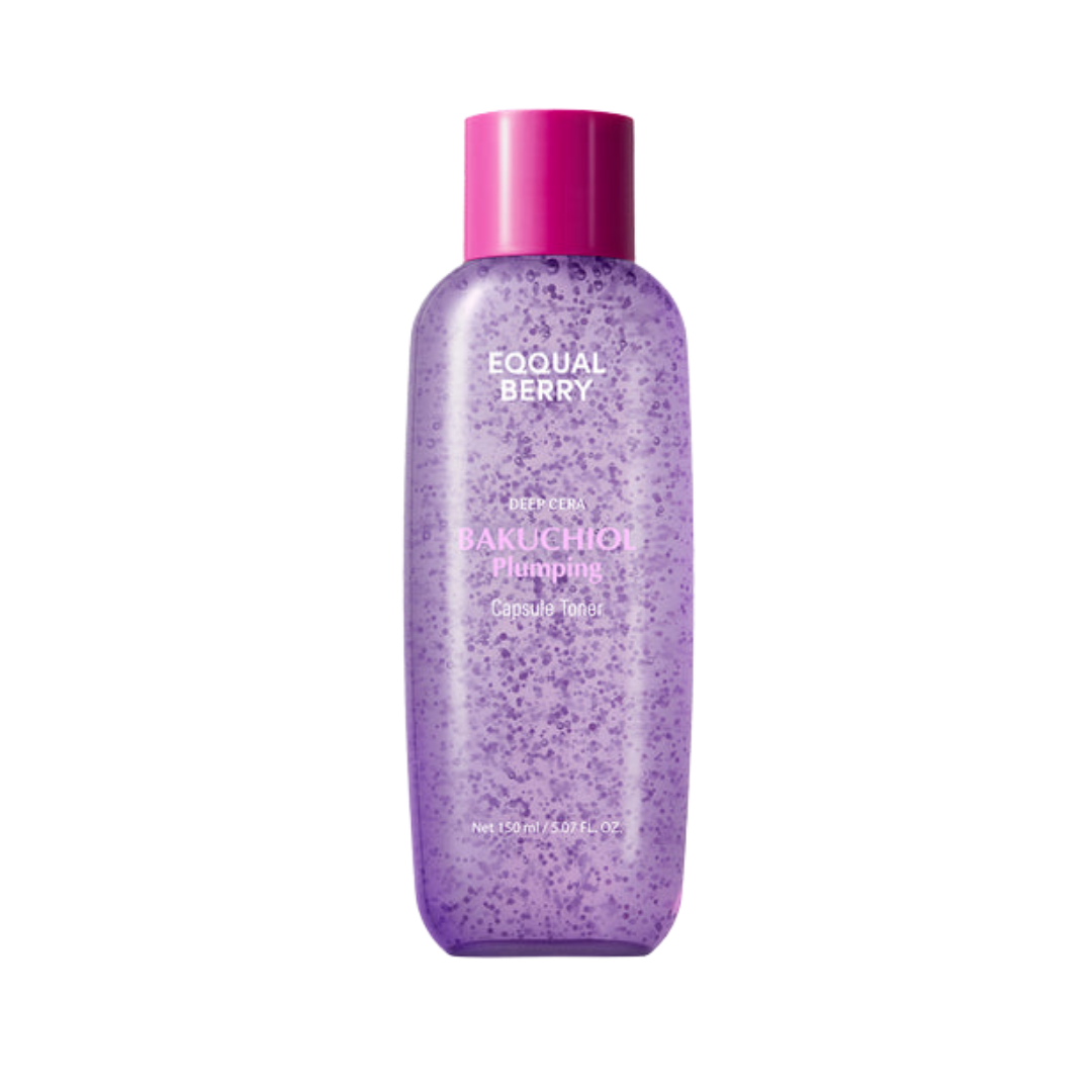 EQQUALBERRY BAKUCHIOL PLUMPING CAPSULE TONER - 150ml | إيكوال بيري تونر مرطب للبشرة بالباكوتشيول - 150مل