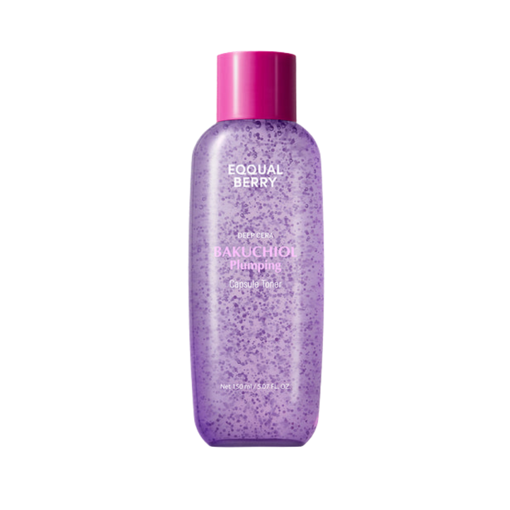 EQQUALBERRY BAKUCHIOL PLUMPING CAPSULE TONER - 150ml | إيكوال بيري تونر مرطب للبشرة بالباكوتشيول - 150مل