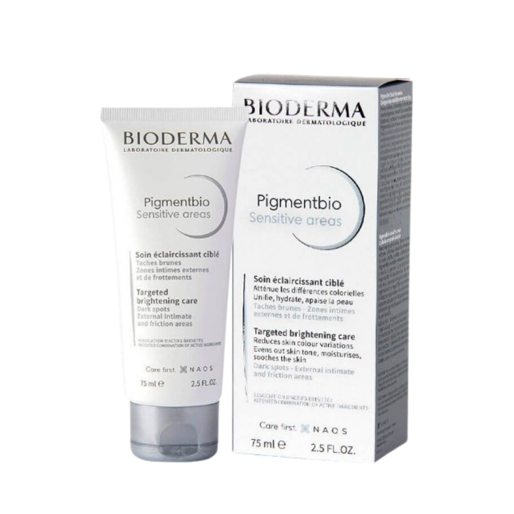 Bioderma Pigmentbio Sensitive Areas - 75ml | بايوديرما كريم لتفتيح المناطق الحساسة - 75 مل
