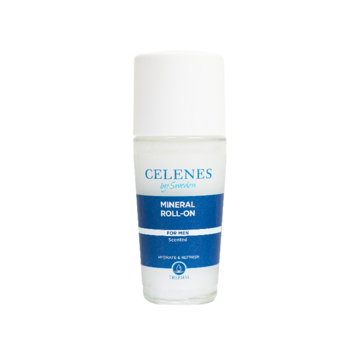 Celenes by Sweden Mineral Roll-On For Men - 75ml | سيلينس مزيل تعرق رول اون معدني للرجال - 75 مل
