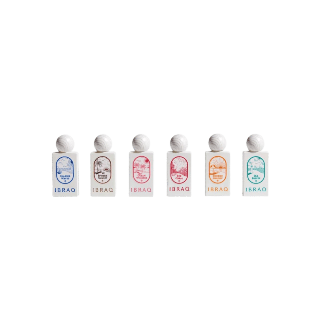 IBRAQ Mini Summer Collection - 10ml | ايبراق مجموعة عطور ميني سمر – 6 عطور × 10 مل